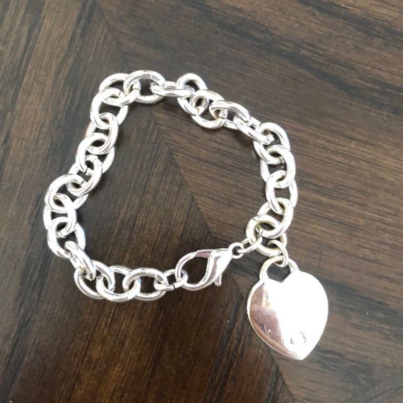 guess silver bracelet